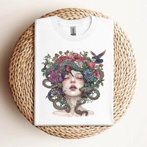 Medusa In Bloom T-Shirt